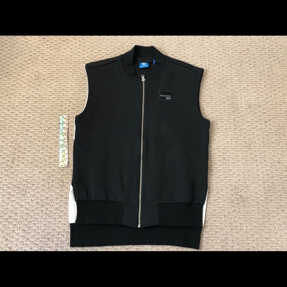 black adidas vest womens